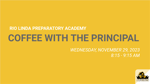 Coffee with the Principal November